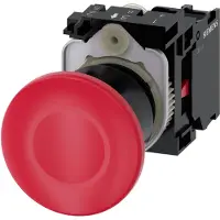 Siemens Mushroom pushbutton red 40mm 1NC