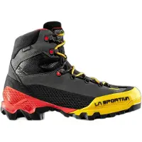 La Sportiva Aequilibrium LT GTX, Mountaineering, Man, Shoes, High Cut, K00Y00 Black/Yellow, 38.5 -