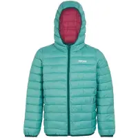 Regatta Marizion Baffle-Jacke mit Kapuze für Kinder, Farbe:Grün, Kinder Größen:176