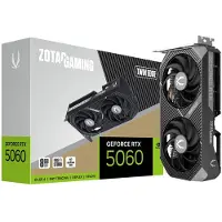 Zotac GAMING GeForce RTX 5060 Twin Edge, GeForce RTX 5060, 8 GB, GDDR7, 128 Bit, 7680 x 4320 Pixel, PCI Express x8 5.0