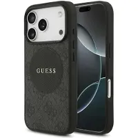 GUESS Etui 4G Kreis Classic Logo Magsafe Na Iphone 17 Pro - Czarne