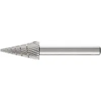 PFERD HSS-Frässtift, 6-mm-Schaft-Ø, Spitzkegelform G, Zahnung 3