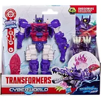 Transformers CYBERWORLD Ultimate Cyber Changers Actionfigur Shockwave Dino 16 cm