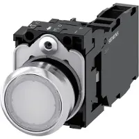 Siemens Drucktaster 1f ws rnd Ř22mm 1S 1Ö 1W 3SU1153-0AB60-1FA0