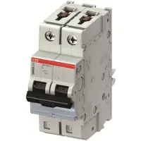 ABB S402M-UCC13 Sicherungsautomat C, 13 A, 250 V DC, 2P, 10 kA, steckbar 2CCS572001R1134