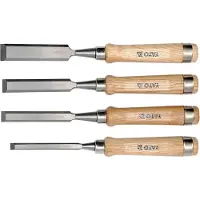 YATO YT-6260, Meißel-Set, Chrom-Vanadium-Stahl, Holz, Holz, 10, 16, 20, 25 mm
