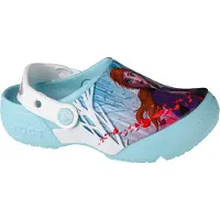 Crocs Fun Lab OL Disney Frozen 2 Clog 206167-4O9, Badelatschen, für Mädchen, Blau, Größe: 20/21