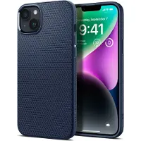 Spigen Liquid Air Case für das iPhone 14 - Dunkelblau