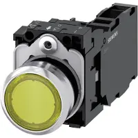 Siemens Drucktaster 1f ge rnd Ř22mm 1S 1Ö 1W 3SU1152-0AB30-1FA0