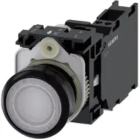 Siemens Drucktaster 1f ws rnd Ř22mm 1S 1Ö 1W 3SU1106-0AB60-3FA0
