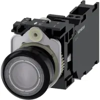 Siemens Drucktaster 1f kl rnd Ř22mm 1S 1Ö 1W 3SU1106-0AB70-3FA0