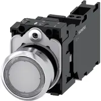 Siemens Drucktaster 1f kl rnd Ř22mm 1S 1Ö 1W 3SU1156-0AB70-3FA0