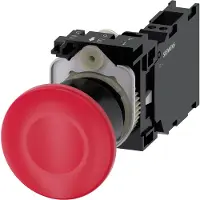 Siemens Drucktaster 1f rt rnd Ř22mm 1S 1Ö 1W 3SU1100-1BA20-3FA0