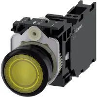 Siemens Drucktaster 1f ge rnd Ř22mm 1S 1Ö 1W 3SU1103-0AB30-3FA0