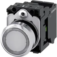 Siemens Drucktaster 1f kl rnd Ř22mm 1S 3SU1153-0AB70-3BA0