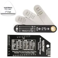 Music Nomad Halsspannstab-Gauge- & Saitenlage-Gauge-Kombination