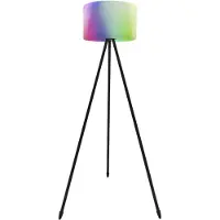 Müller-Licht tint Außen-Stehleuchte Khaya schwarz 143 x 40 cm RGBW Smart