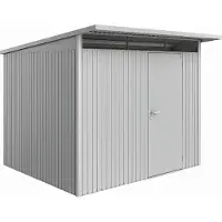 Biohort Gerätehaus 'AvantGarde' Gr. A6 silber-metallic 260 x 260 cm mit Standardtür