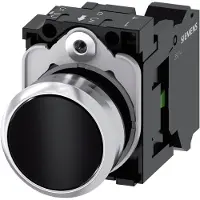 Siemens Drucktaster 1f sw rnd Ř22mm 1S 3SU1150-0AB10-3BA0