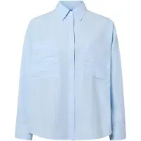 HUGO Edafnena10274325 Blue Langarmbluse