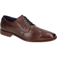 Bugatti ARTURO Herrenschuhe - elegante Halbschuhe - Schnürschuhe braun NEU