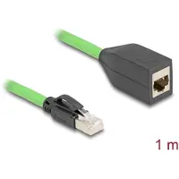 DeLOCK 80880, 1 m, Cat6a, SF/UTP (S-FTP), RJ-45, RJ-45, Grün