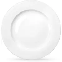 Wilmax Servierplatte 30.5 cm aus Porzellan, Weiß, 3er Set