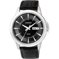 Citizen | klassische Herrenuhr Lederarmband Kroko-Prägung BF2011-01E