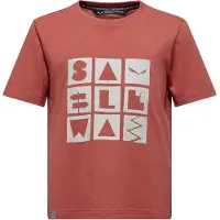 Salewa Kids Graphic T-shirt etruscan red (1980) 116