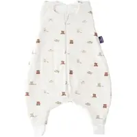 Träumeland Ganzjahres-Sleepoverall TO GO 1.5 TOG, weiss, 80
