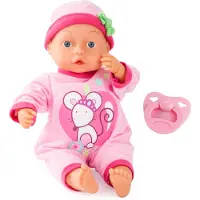 Bayer Puppe First Words Baby, 33 cm Farbe rosa