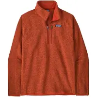 Patagonia Pullover Better Sweater 1/4 Zip Herren Coal Orange-S