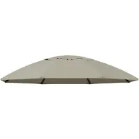 Sun Garden Ersatzbezug beige-meliert zu Easy Sun Ø 375 cm, 100% Polypropylen, Stoff B054