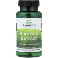 Swanson Health Bambus-Extrakt 300 mg 60 vegetarische Kapseln