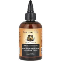 Sunny Isle Jamaican Black Castor Oil , Jamaikanisches Schwarzes Kastoröl, Wurzelreparatur-Wachstumsöl, 4 fl oz (118 ml)