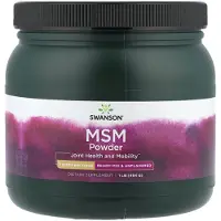 Swanson Health , MSM Pulver, Fertigmischung & Ungeschmackt, 5 g, 1 Pfund (454 g)
