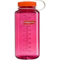 Nalgene Wasserflasche Wide-Mouth Rapsberry / Flame 1 L