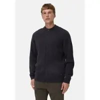 Camel active Strickjacke aus reiner Lammwolle in Navyblau | Gr.: M
