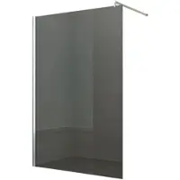 FA-Bausysteme Dein Bau Projekt Walk-In Duschabtrennung Grauglas 110 x 200 cm