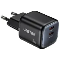 UNITEK P1129ABK01-EU, Drinnen, AC, 20 V, Schwarz