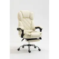 ActiveJet YK7416 BE, Gepolsterter Sitz, Gepolsterte Rückenlehne, Beige, Beige, Leder, Polyurethan (PU), Schaum