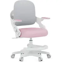 Adler Ergonomischer Kinderdrehstuhl Junior 4.3 Pink-Grau