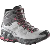 La Sportiva Ultra Raptor II Mid Leather Woman GTX, Cloud/Redwood, 37.5, Mountain Hiking, Footwear, Mid Cut, Woman -