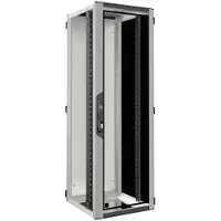 Rittal 5327.121, Freistehendes Gestell, 38U, 815 kg, Sperrschloss, Schwarz, Grau