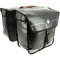 P2r Fahrradtasche hinten doppelt starr waterproof Klettverschluss am Gepäckträger Hapo-G | Größe 32 L