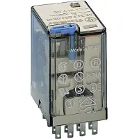 Finder 55.34.9.048.0090 Steckrelais 48 V/DC 7 A 4 Wechsler 10 St.