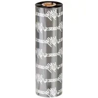 Zebra Wax Ribbon, 110mmx74m (4.33inx242ft), 2300
