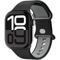 Spigen Nano Pop Strap für Apple Watch 40/41/42 mm - schwarz und grau