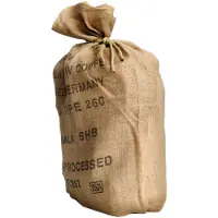 Corvus tasche junior 100 x 70 cm Jute braun 2-teilig
