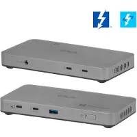 Club 3D CLUB3D CSV-2563 5-1 Thunderbolt 5 Hub Triple video 5K60Hz Thunderbolt Share Certifi ed 180W, Thunderbolt 5, 100 W, Silber, 60 Hz, Thunderbolt 5, USB 3.2 Gen 2 (3.1 Gen 2) Type-A, 180 W
